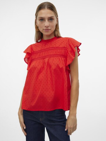 VERO MODA Blouse 'VMTrine' in Rood