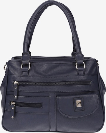 Christian Wippermann Handtasche 'Große Damen Tasche Umhängetasche Schultertasche' in Blau: Vorderseite