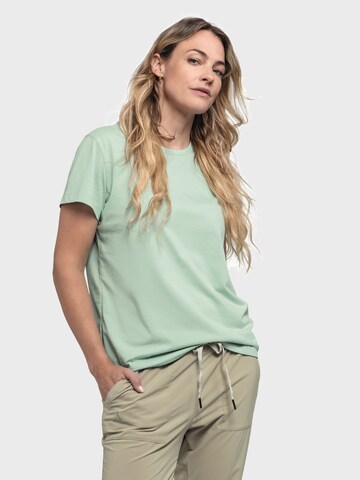 Schöffel Functioneel shirt in Groen: voorkant