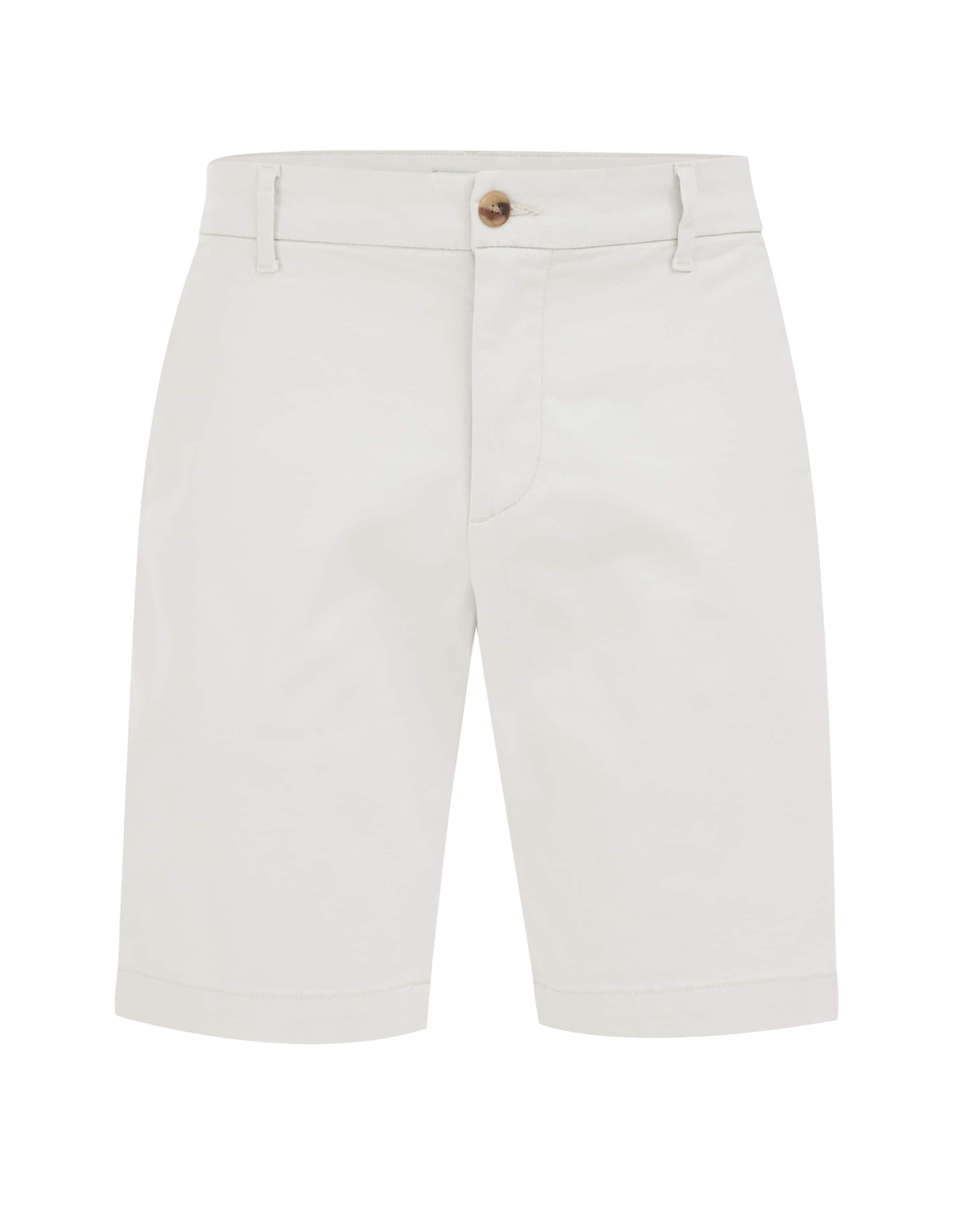 WE Fashion Regular Chino in Wit: voorkant