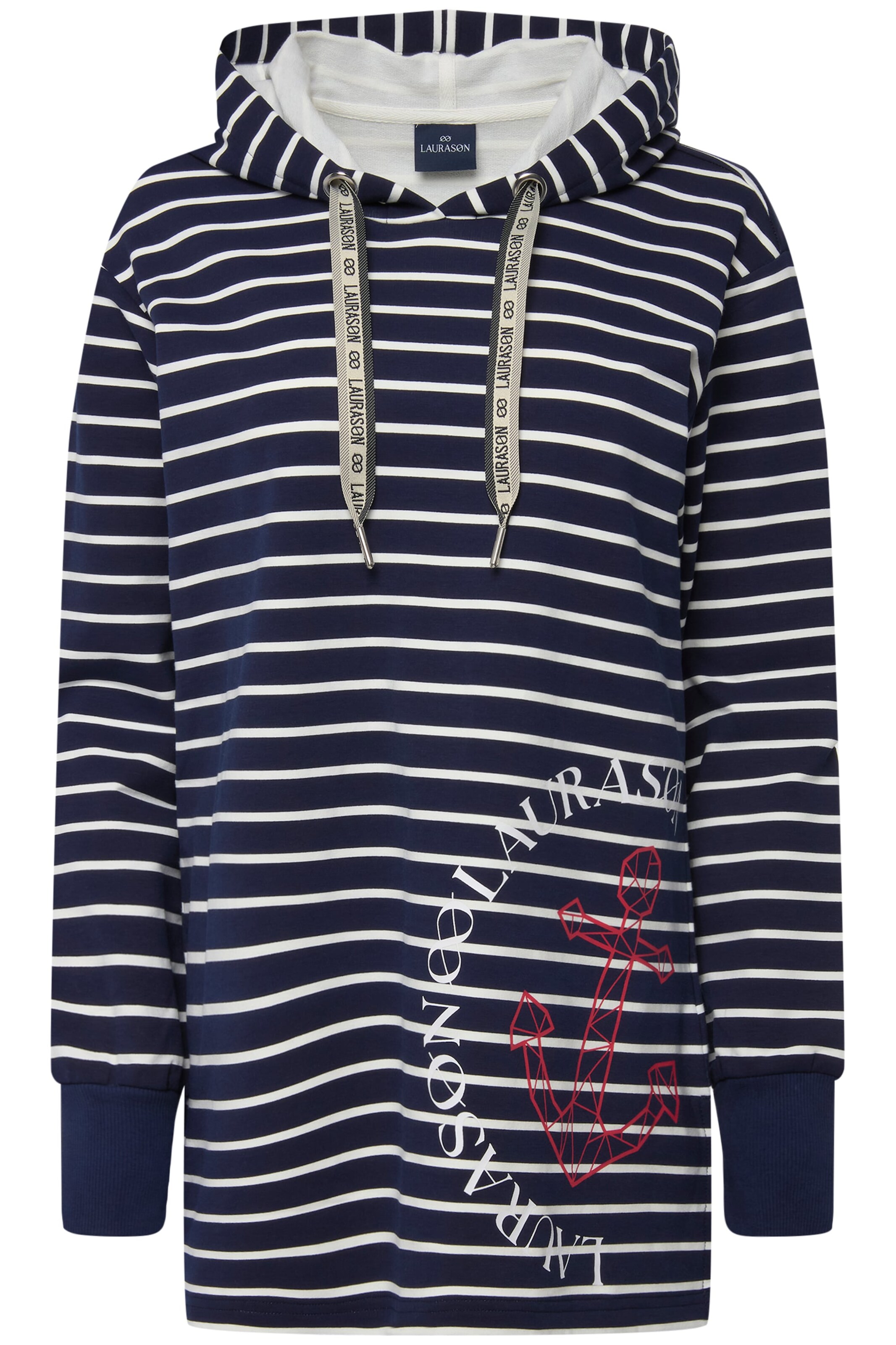 LAURASØN Sweatshirt in Blau: Vorderseite