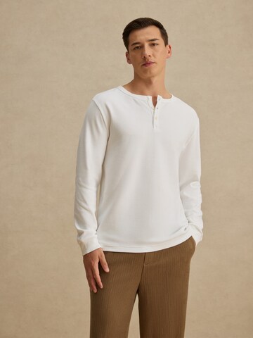 DAN FOX APPAREL Shirt 'Harun' in Wit: voorkant