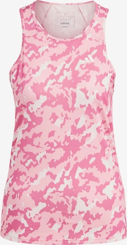 ADIDAS PERFORMANCE Sports Top 'Own the Run' in Pink: front