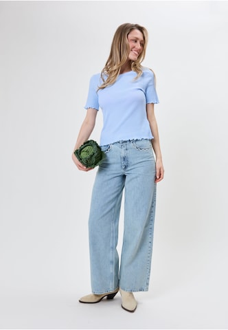 OH APRIL - Camisa 'Lune' em azul