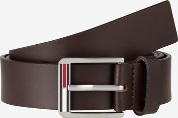 Tommy Jeans Belt 'FINLEY' in Brown: front