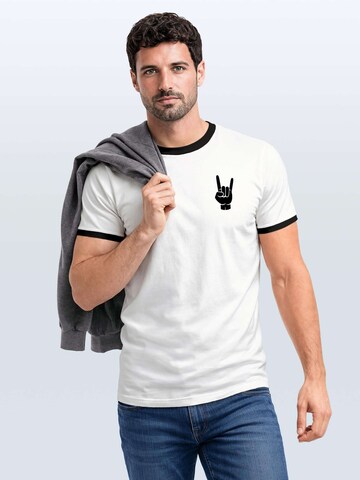 Neverless Shirt 'Metal' in White
