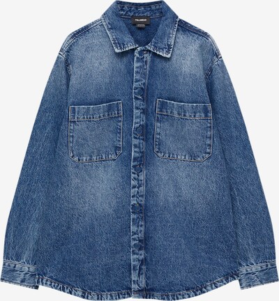 Pull&Bear Chemise en bleu denim, Vue avec produit