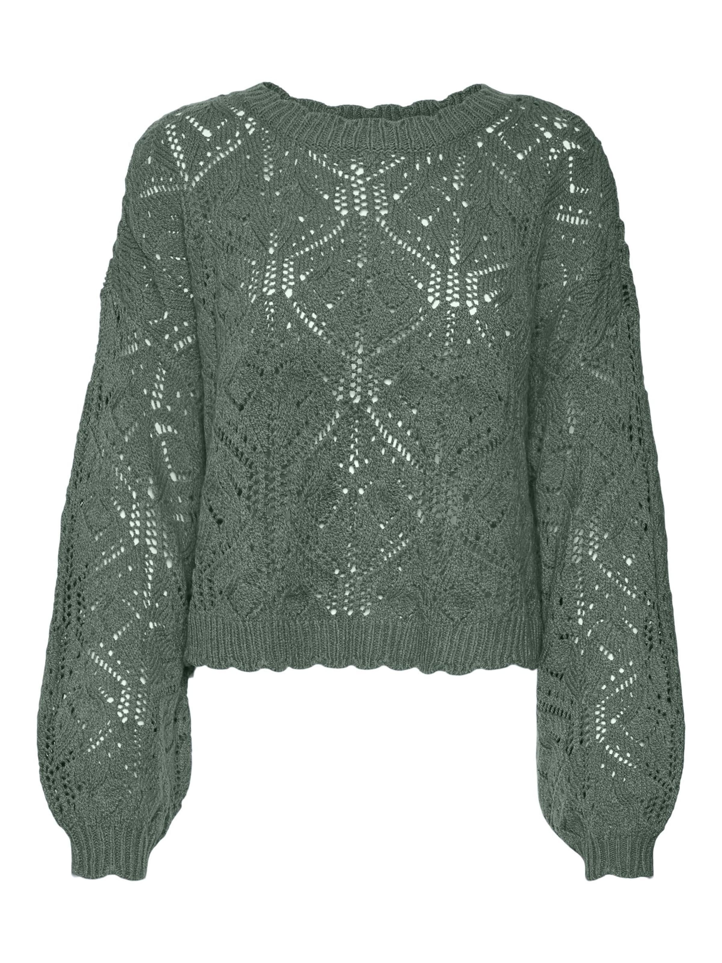 VERO MODA Pullover i grøn: forside