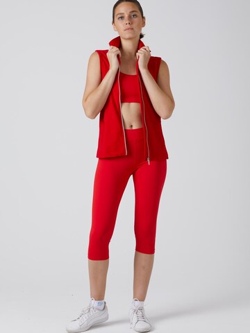 Gilet de sport 'Eco Thermal Vest' SPORTKIND en rouge