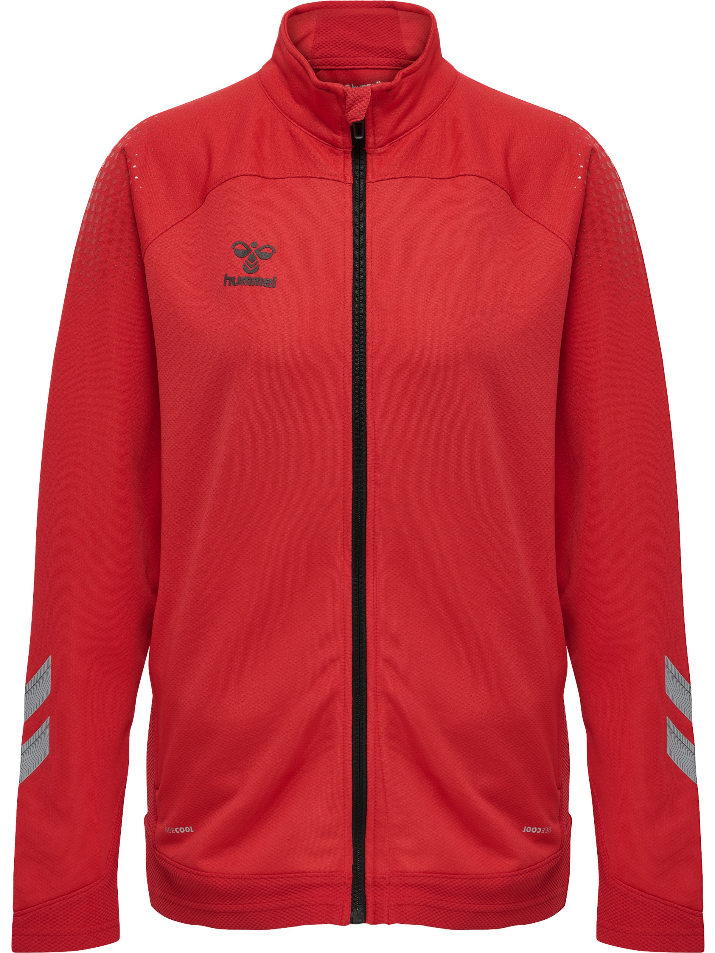 Veste de survêtement Hummel en rouge : devant