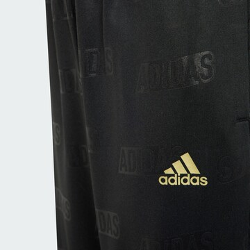 ADIDAS SPORTSWEAR Tapered Sporthose 'Brand Love Debossed' in Schwarz