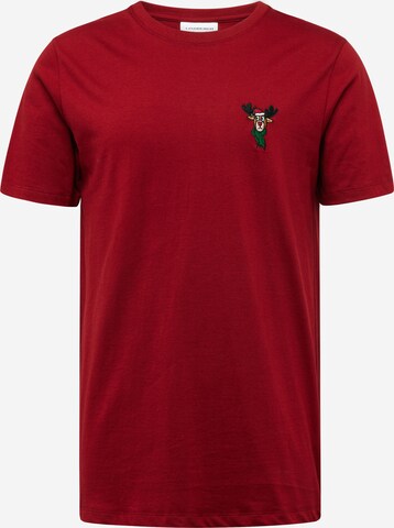 Lindbergh Shirt in Rood: voorkant