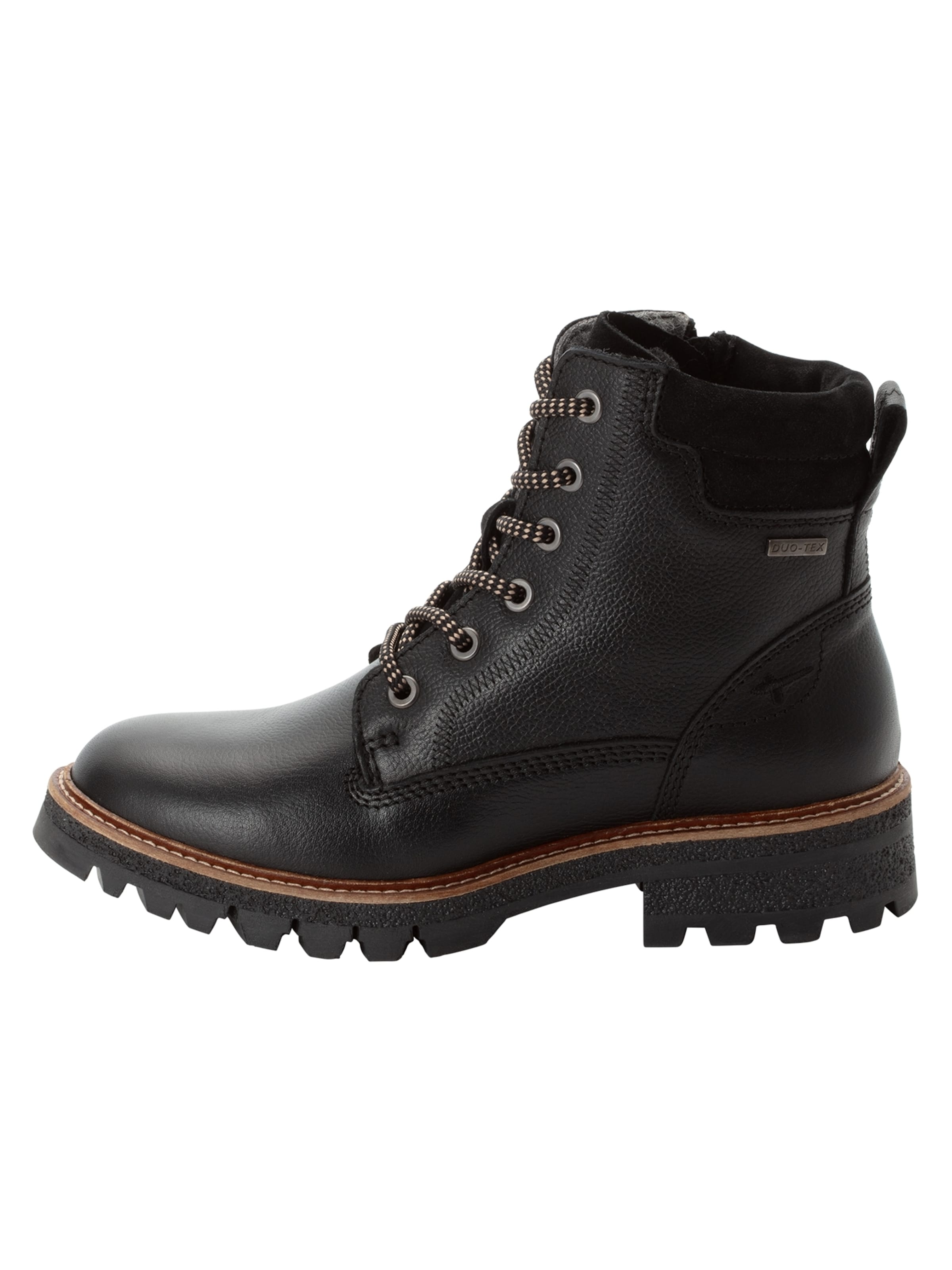 Tamaris Schnürstiefelette in Schwarz