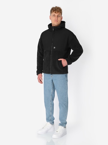 SPITZBUB Fleecejacke in Schwarz