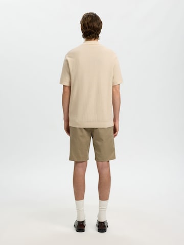 Pull-over 'Panna' SELECTED en beige