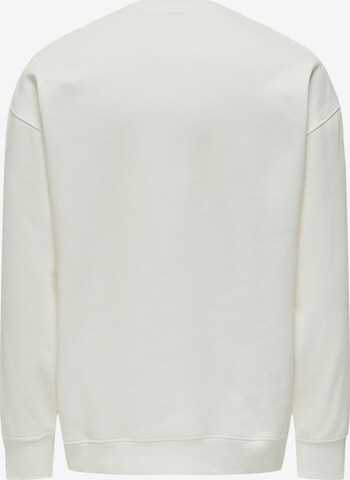 Only & Sons Sweatshirt 'Eli' in Weiß