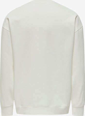 Only & Sons Sweatshirt 'Eli' in White
