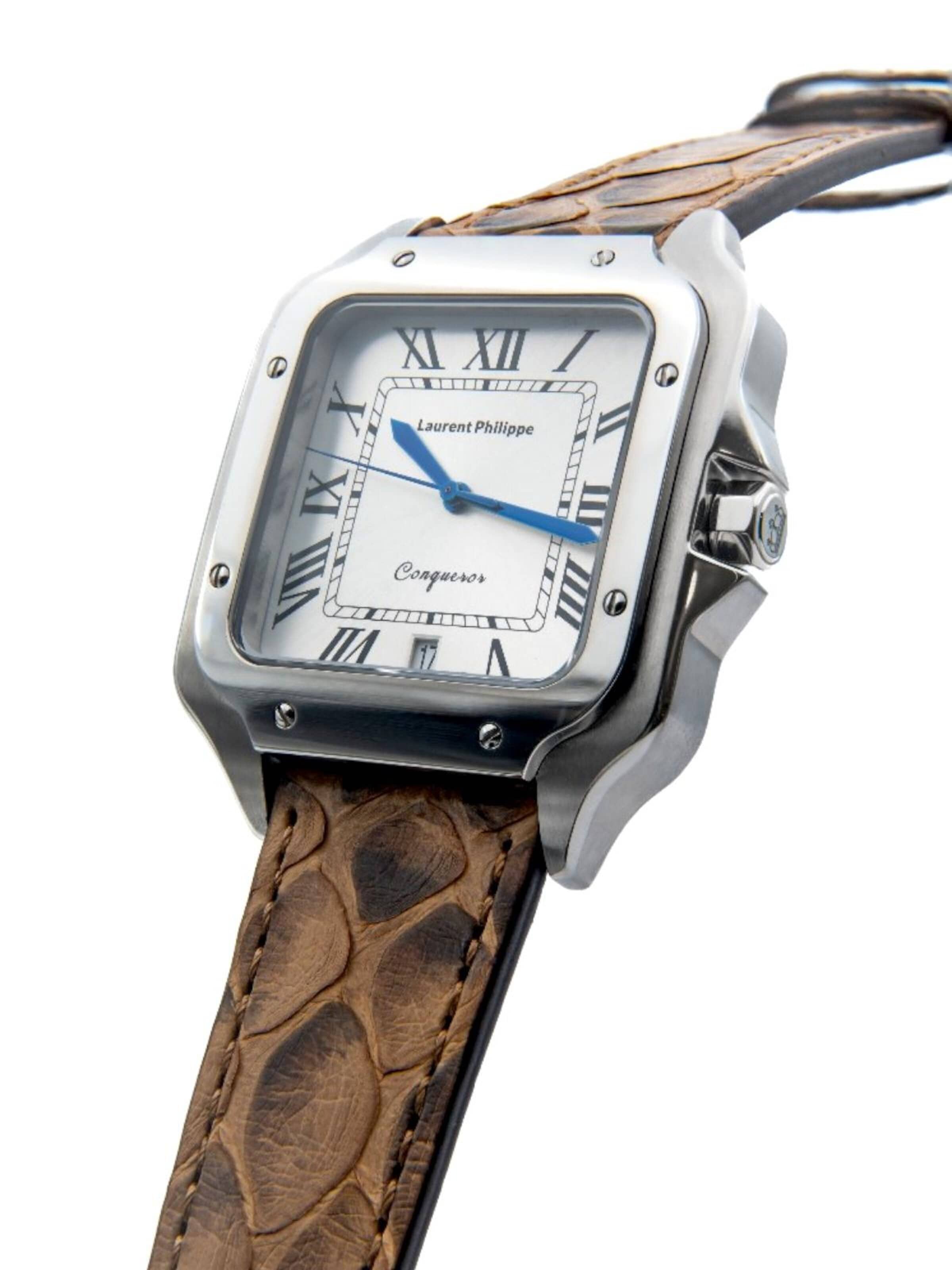 Laurent Philippe Analog watch 'Conqueror Koh-I-Noor – Golden Venin' in Brown