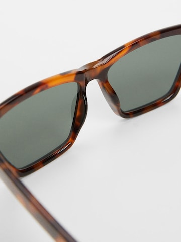 MANGO Okulary przeciwsłoneczne w kolorze brązowy