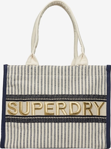 Superdry Handtas in Beige: voorkant