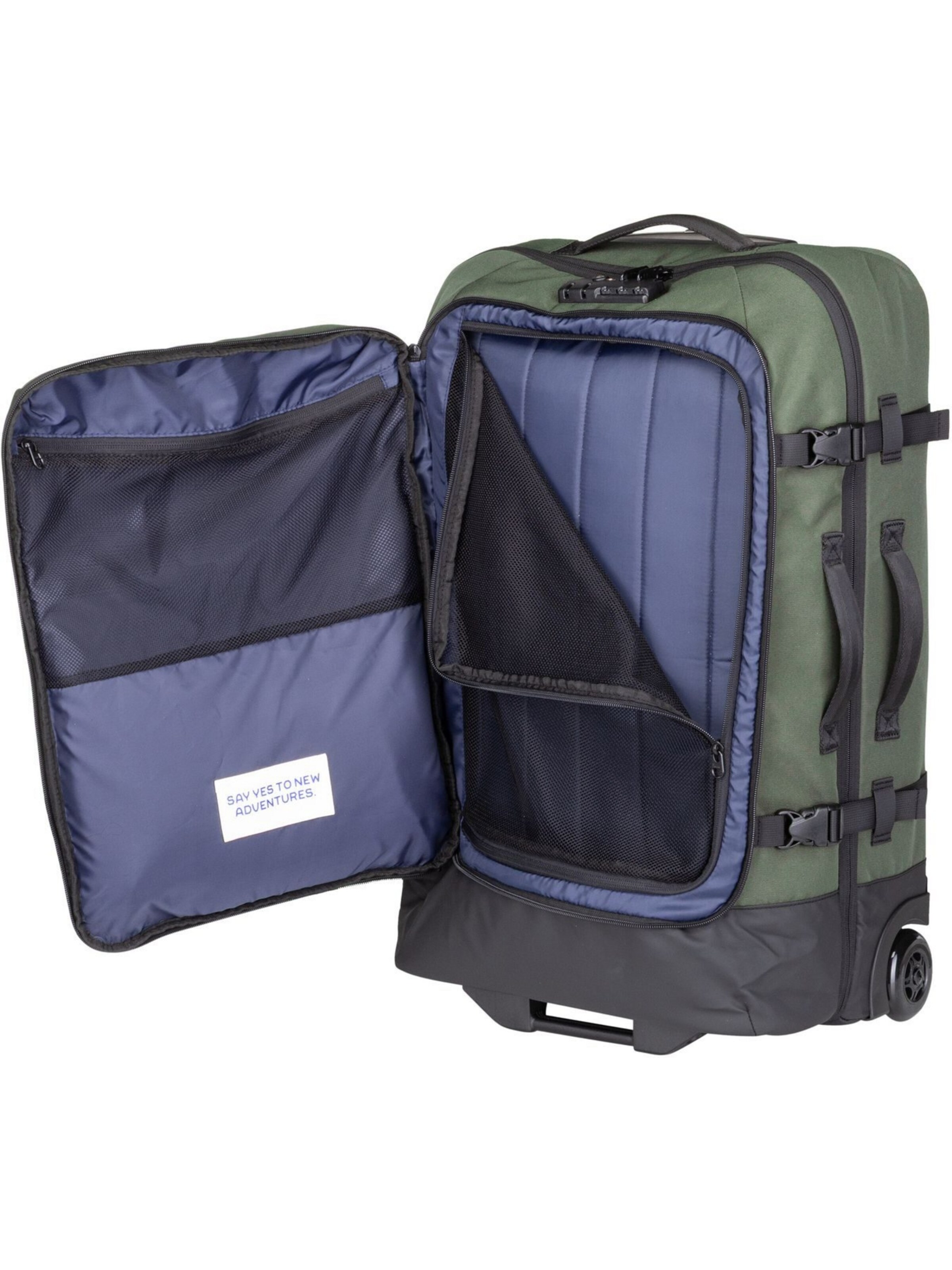 Cabaia Cart 'Soft Suitcase Medium' in Green