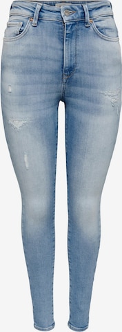 Skinny Jean 'MILA' ONLY en bleu : devant