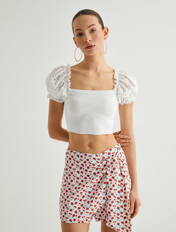 Koton Shirt in Wit: voorkant