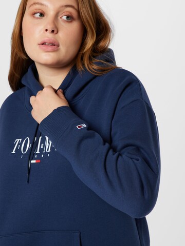 Tommy Jeans Curve Mikina – modrá