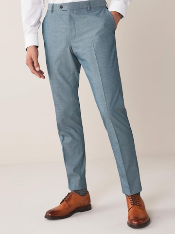 Next Slimfit Pantalon in Blauw: voorkant