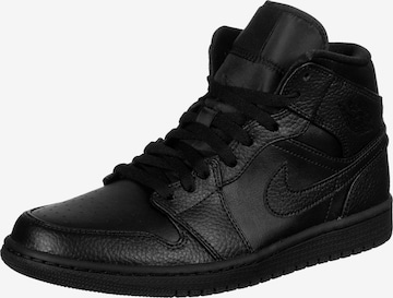 melns Jordan Augstie brīvā laika apavi 'Air 1': no priekšpuses
