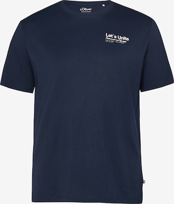 T-Shirt ' ' s.Oliver en bleu : devant
