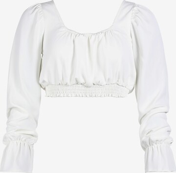 FRESHLIONS Blouse in White: front