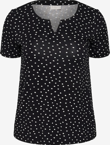 KAFFE CURVE - Camisa 'KCmella' em preto: frente