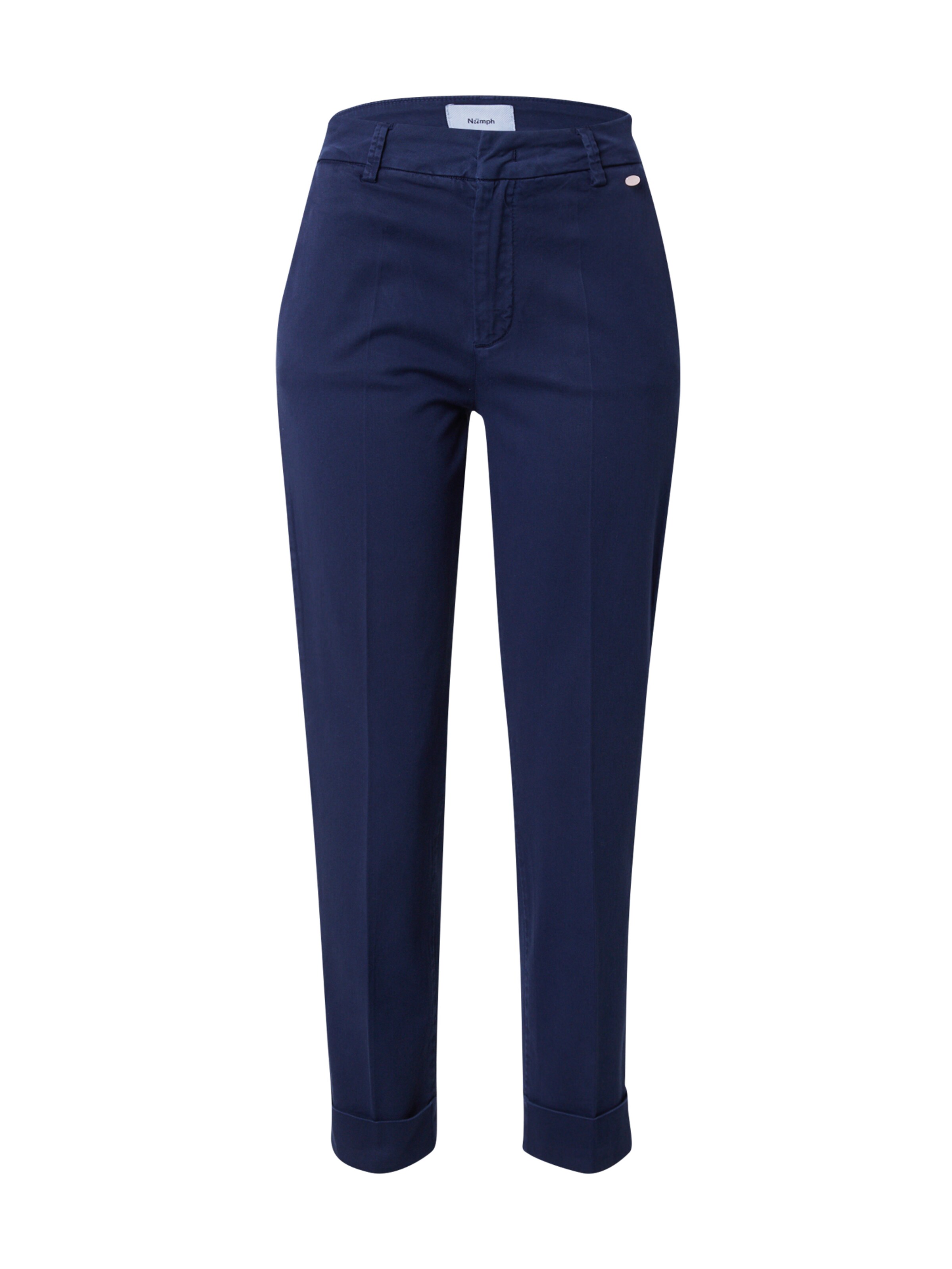 Coupe slim Pantalon 'REGITZA' NÜMPH en bleu : devant
