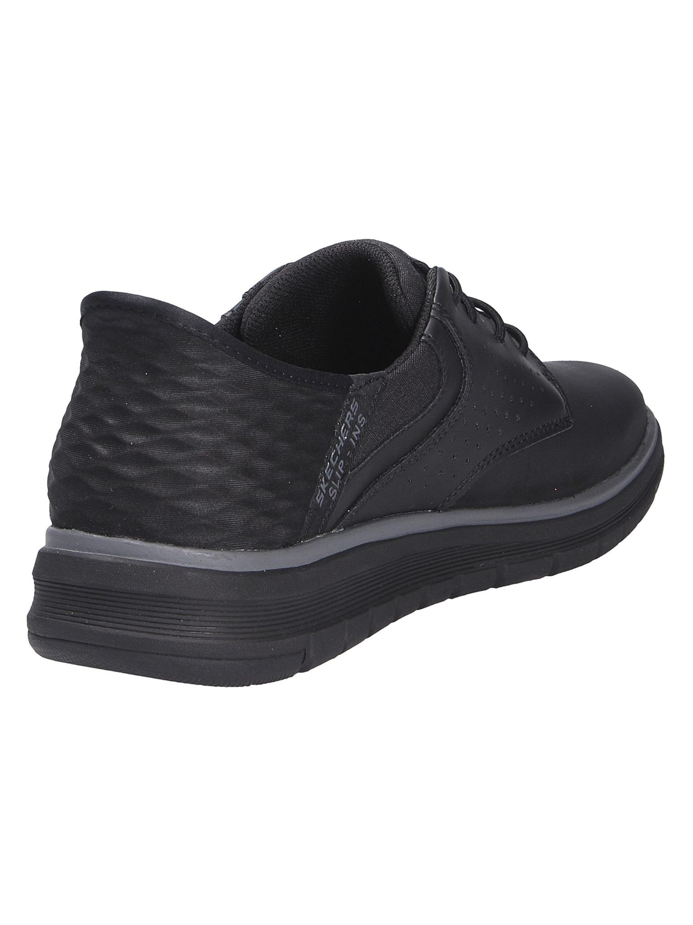 SKECHERS Slip-ons 'Orell Yates' in Zwart