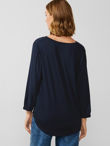 STREET ONE Bluse in Blau