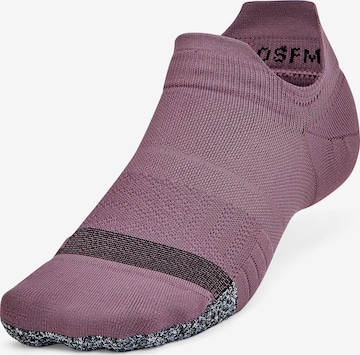 UNDER ARMOUR Athletic Socks 'Breathe' in Purple: front