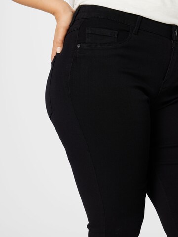 ONLY Curve Skinny Jeans 'RAIN' i sort