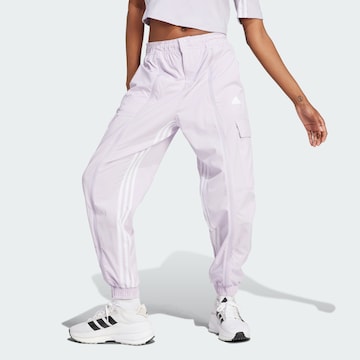 ADIDAS SPORTSWEAR Дънки Tapered Leg Спортен панталон 'Dance All-gender Versatile' в лилав: отпред