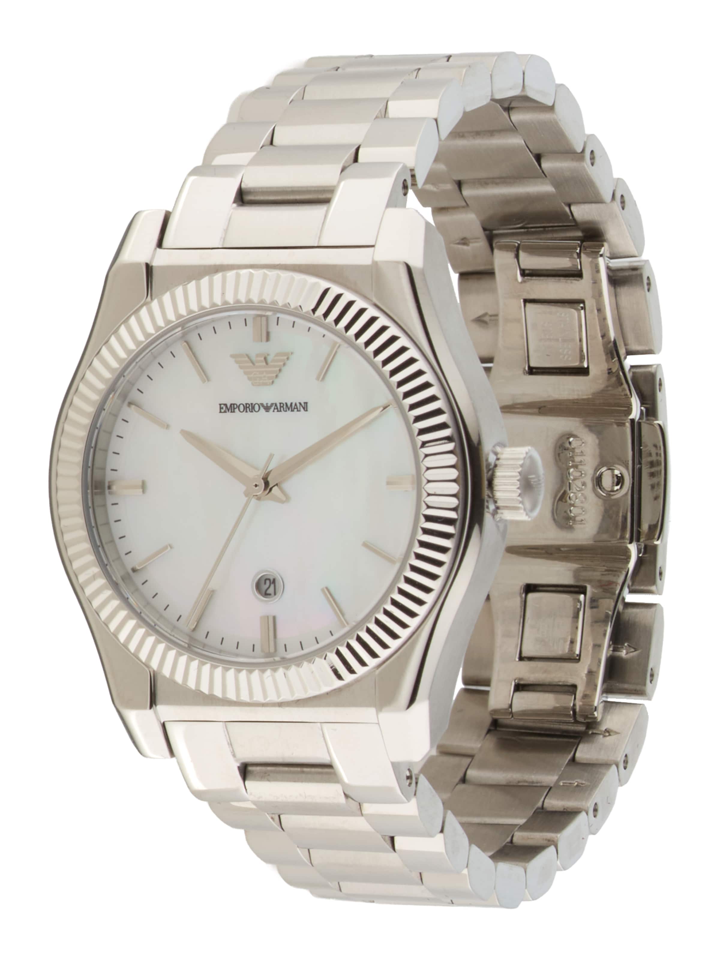 Emporio Armani Analoginen kello värissä hopea: etupuoli