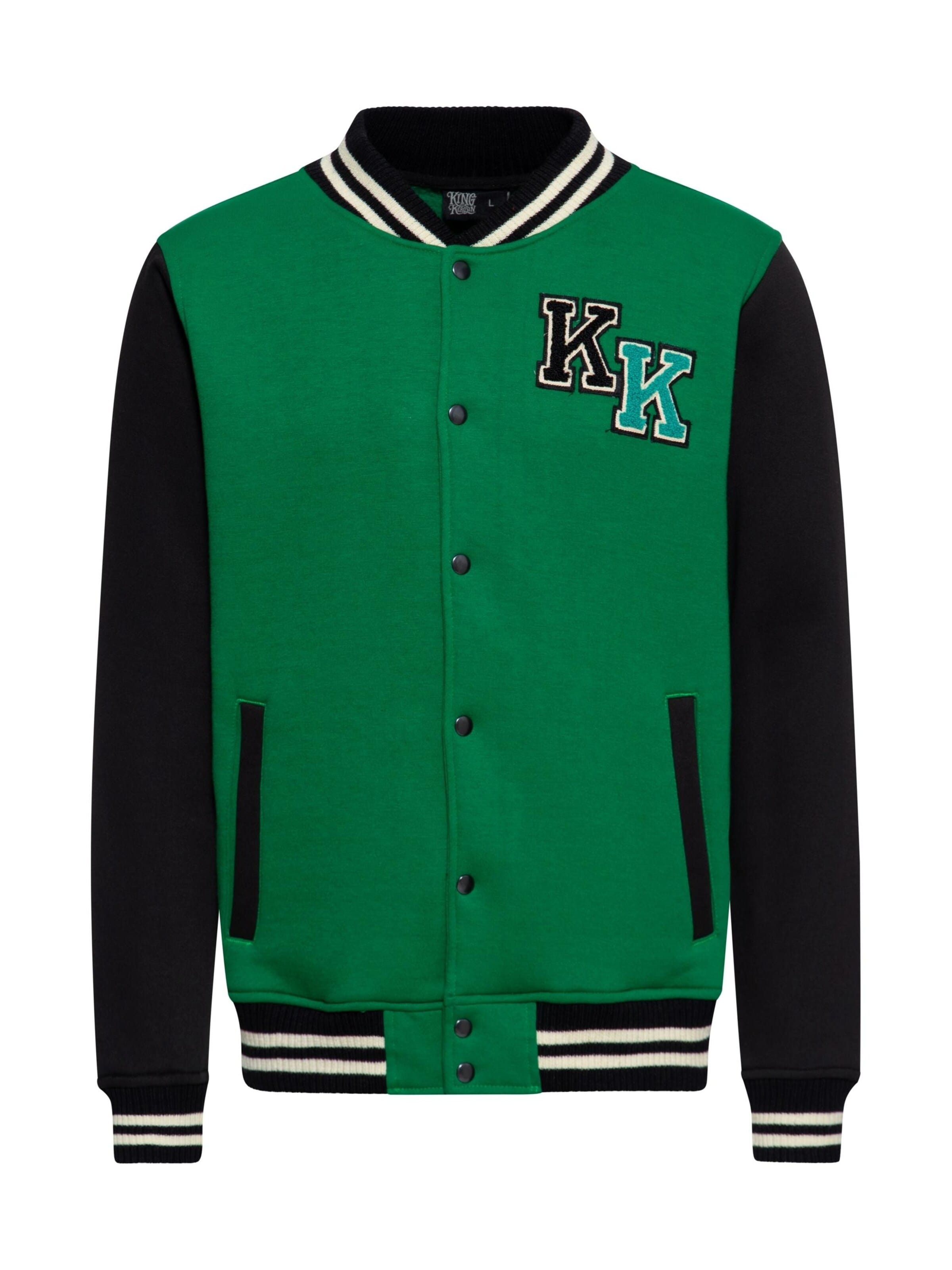 King Kerosin Between-Season Jacket 'Daytona Raceway' in XXXL in Green, Item view