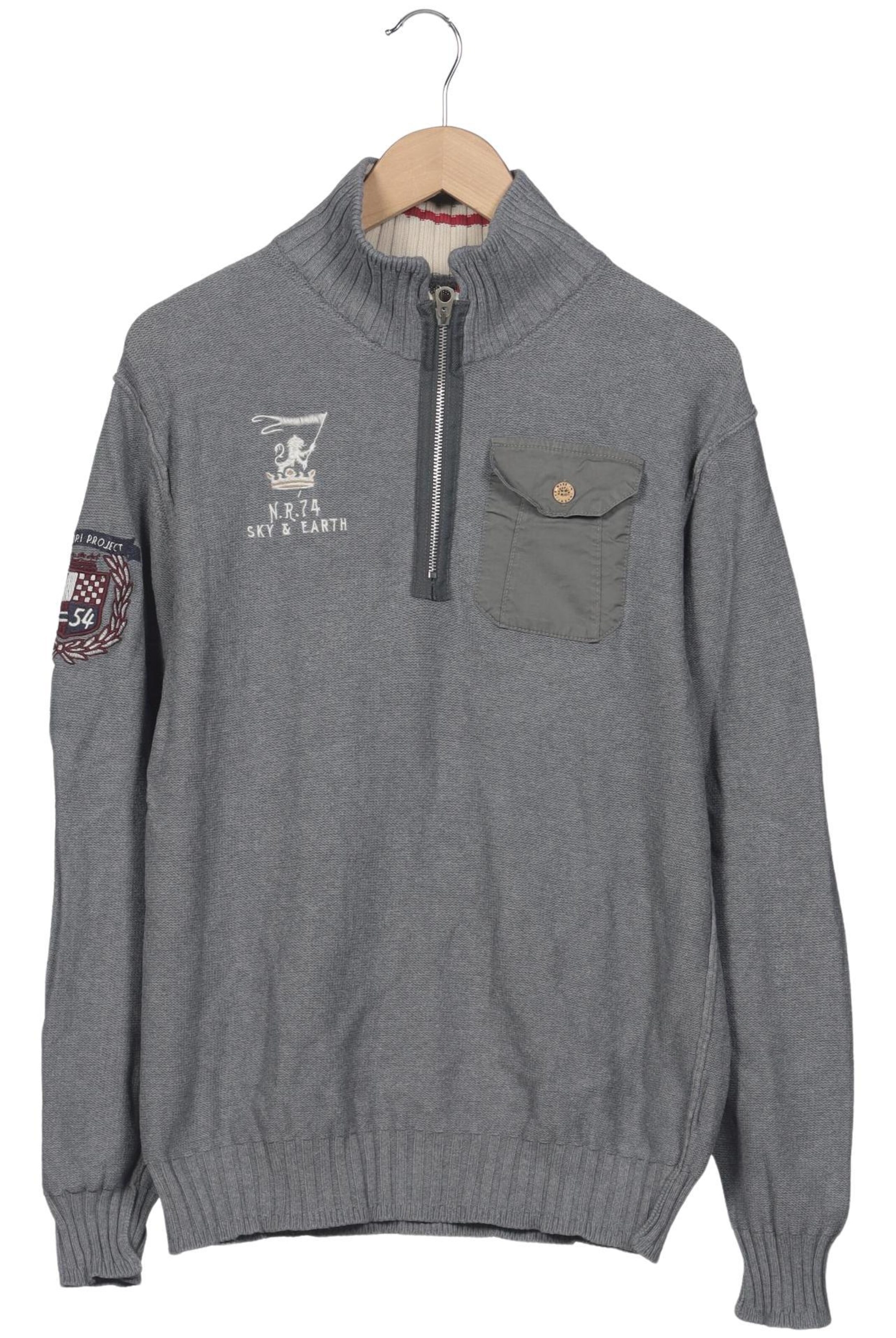 NAPAPIJRI Sweater & Cardigan in L in Grey: front