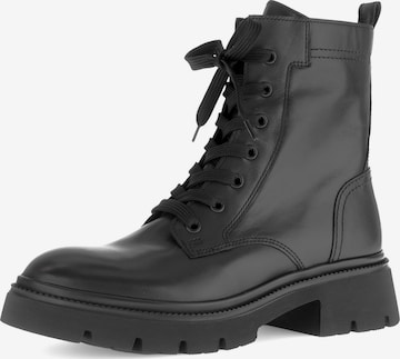 GABOR Veterlaarsjes '71.852' in Zwart: voorkant