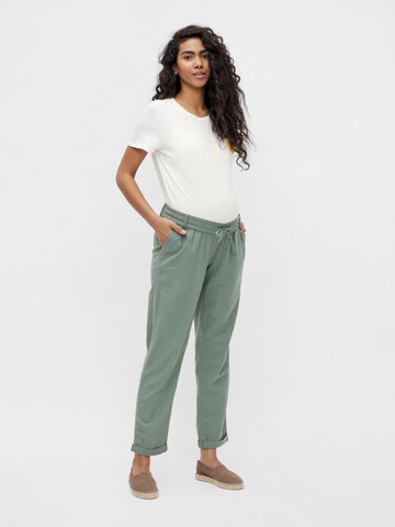 Regular Pantalon 'Beach' MAMALICIOUS en vert