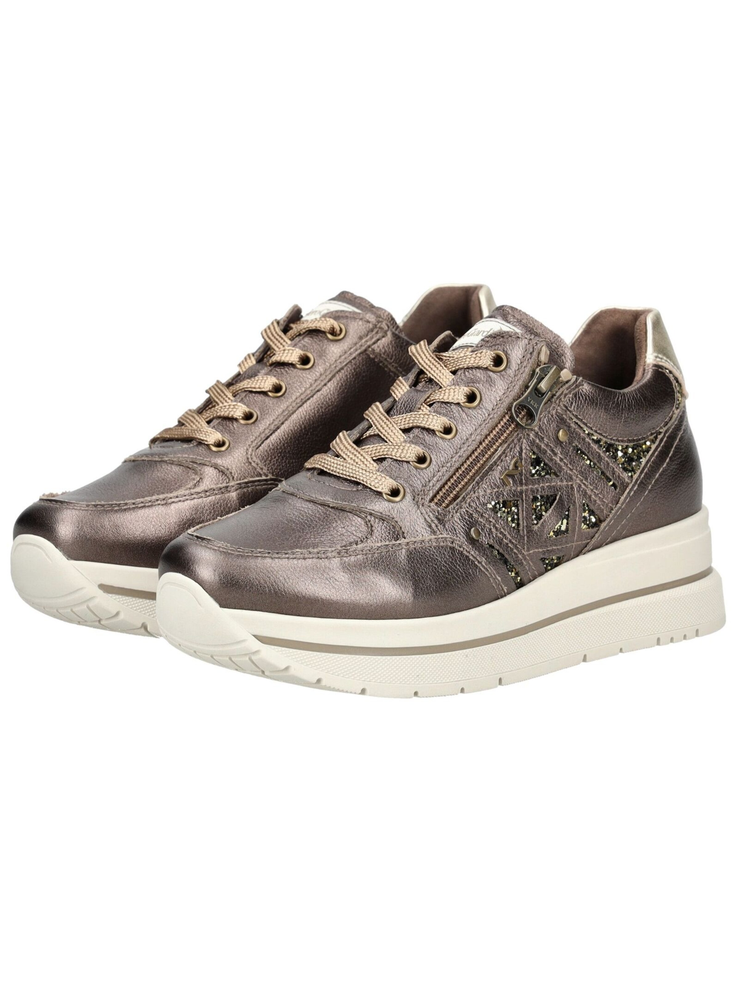 Baskets basses Nero Giardini en marron