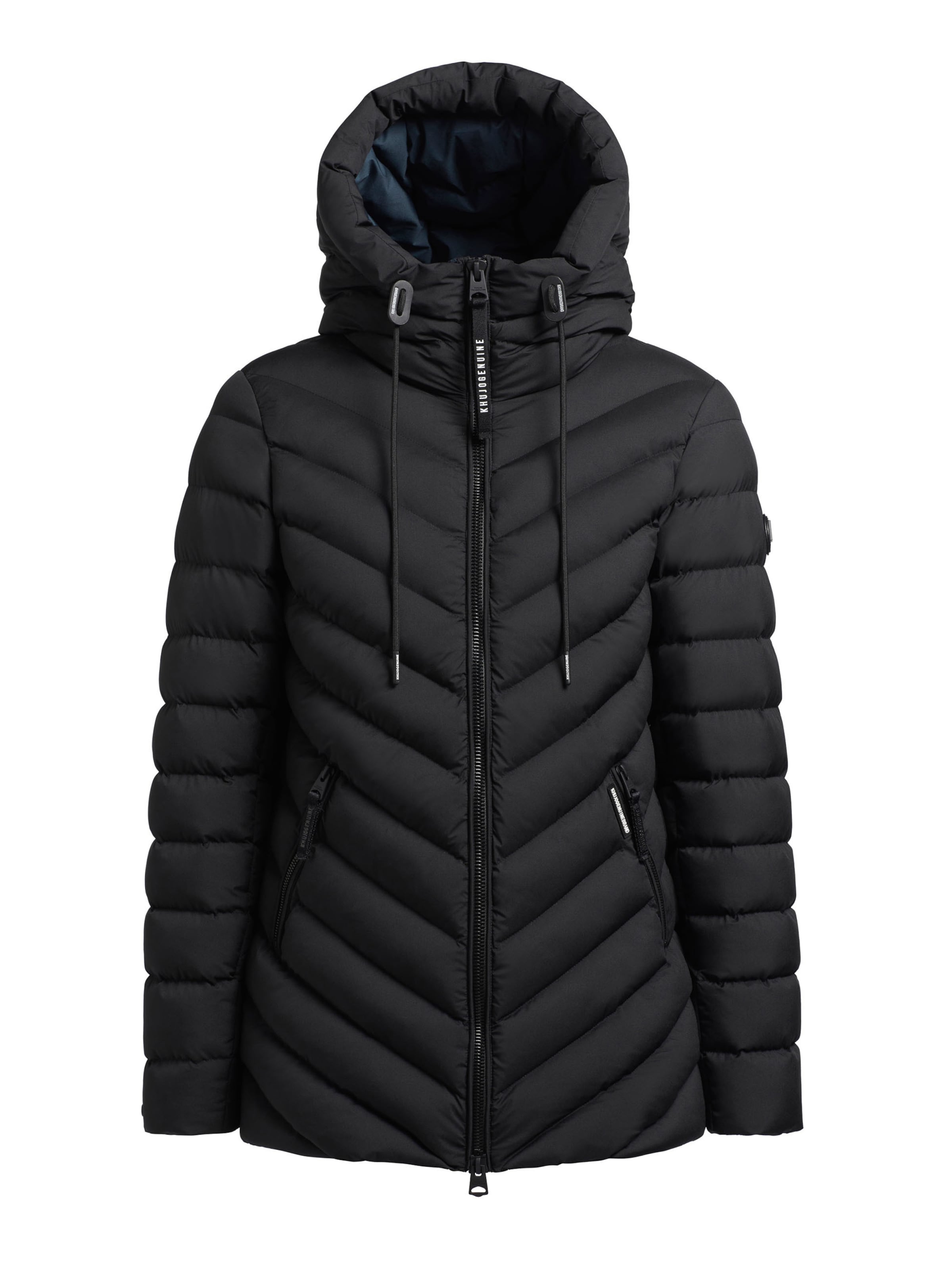 Giacca invernale 'TCHIN MATT' di khujo in nero: frontale