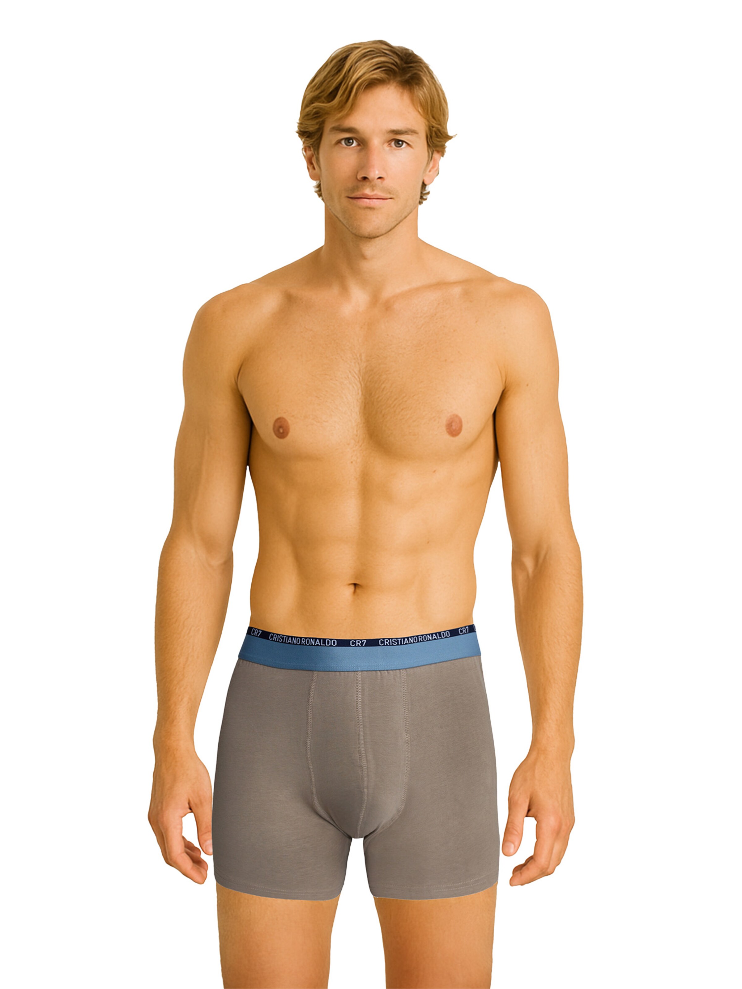 CR7 - Cristiano Ronaldo - Calzoncillo boxer ' Basic Trunk Organic ' en Mezcla de colores: frente