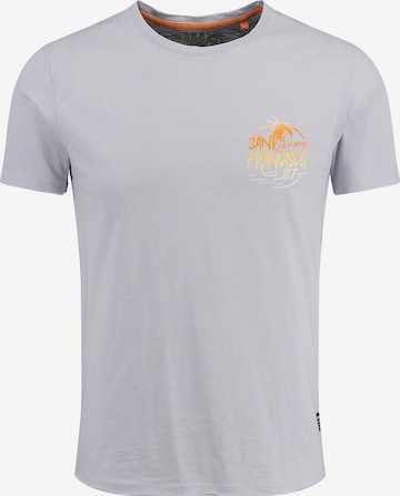 Key Largo T-shirt 'SOUND' i blå: framsida