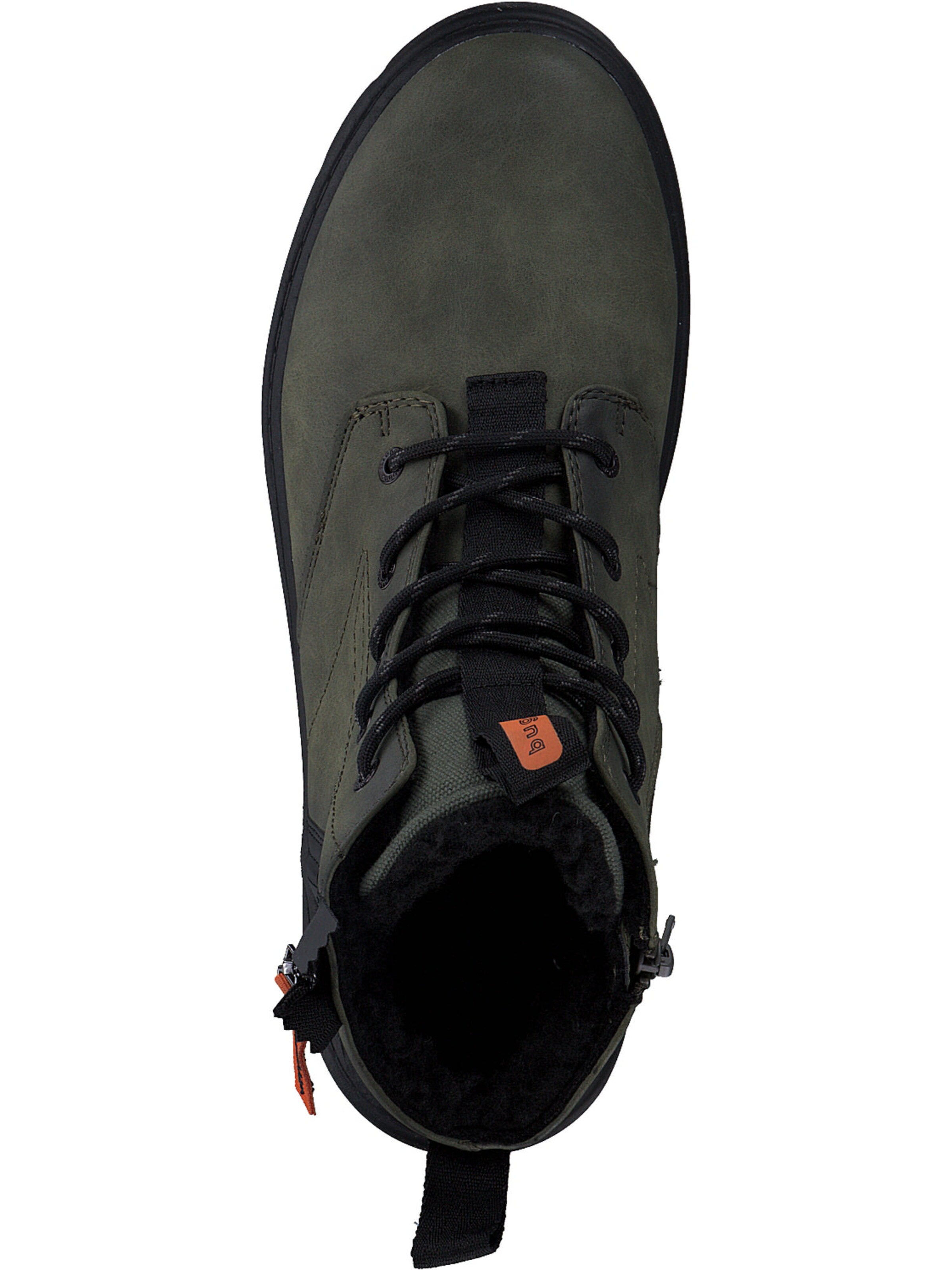 bugatti Lace-Up Boots in Green