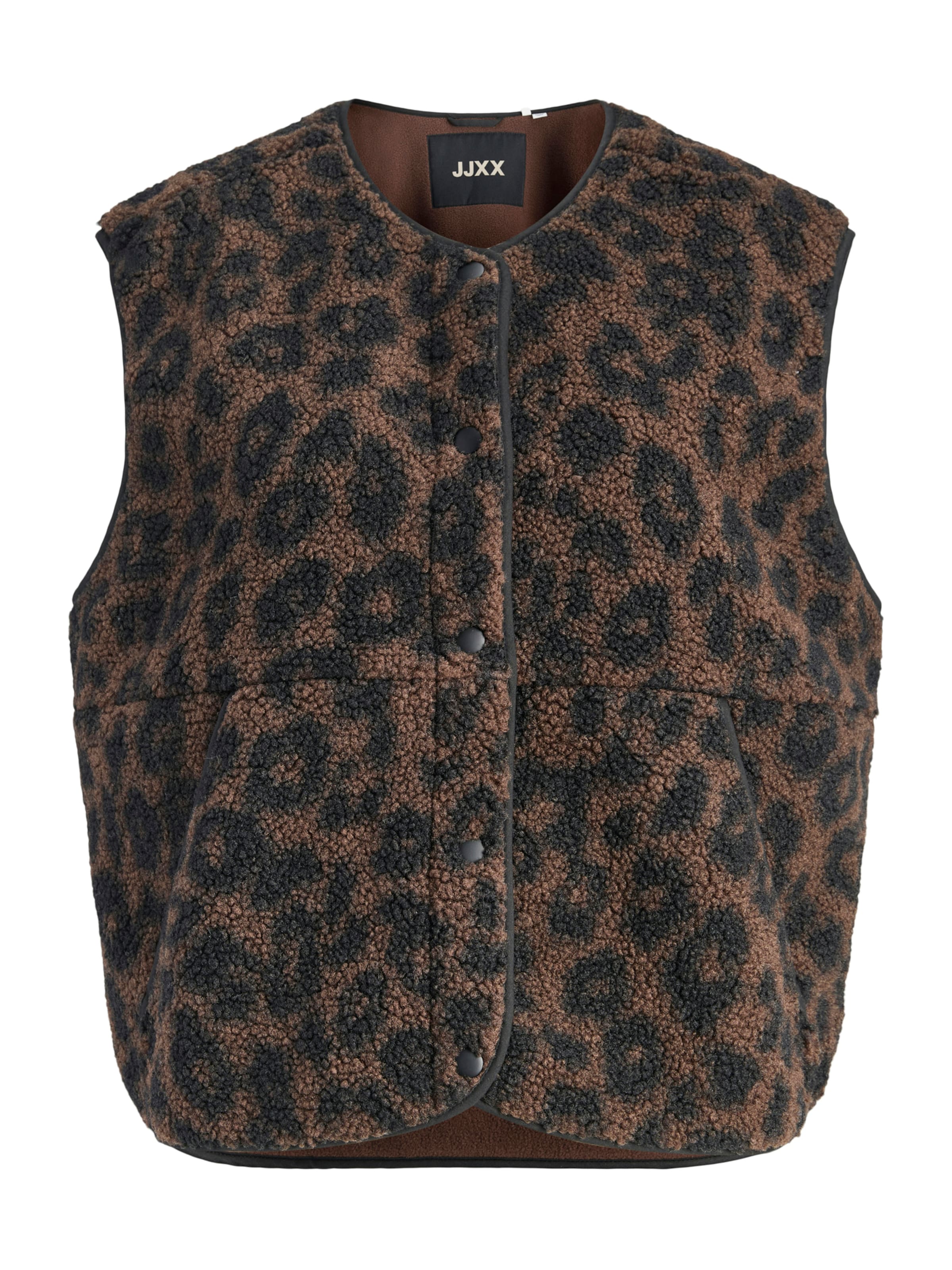 JJXX Vest in Brown: front